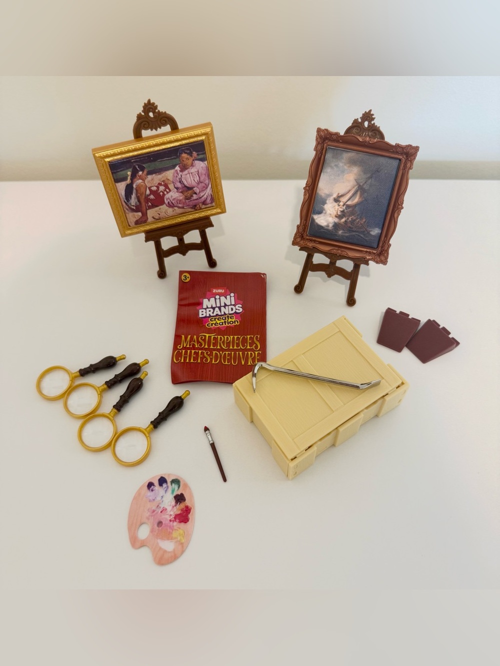 ZURU Mini Brands Create Masterpieces collectible toy set famous paintings